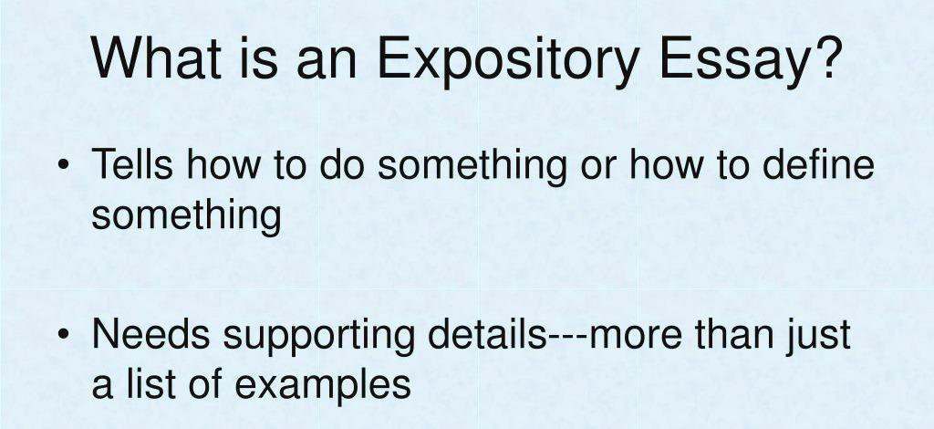expository essay examples o level